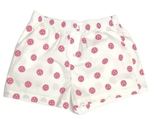 Happily Grey Pickleball Pajama Shorts Small Pink 100% Cotton‎ Lounge Sleep EUC thumbnail 1
