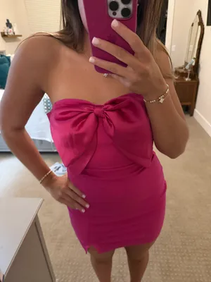 Pink Mini Dress Size M thumbnail 1
