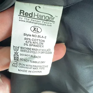 Red Hanger Black Single Breasted Button Front‎ Lined Professional Blazer Size XL thumbnail 6