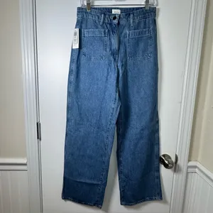 Aritza Wilfred Free Adrift Ocean Medium Blue Women Jeans Sz 8 thumbnail 4
