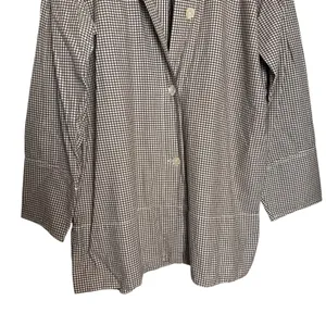 Free People Arlo Gingham Check 2 Piece Mini Dress Long Sleeve Shirt Co-Ord Set S thumbnail 8