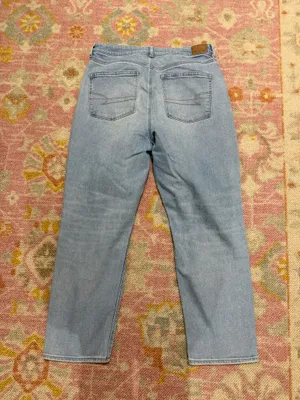 American Eagle Stretch Mom Straight Jeans  thumbnail 6