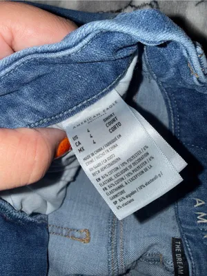 American Eagle Dream Jean Distressed High Rise Jeans Size 4 Short thumbnail 7
