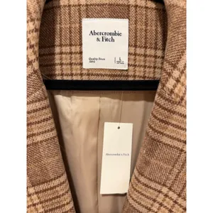 Abercrombie & Fitch Brown Plaid Blazer‎ Jacket Large thumbnail 2