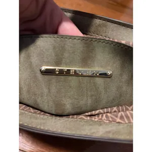 Steven By Steve Madden Crossbody Bag Western Boho Sage‎ Green Scalloped Faux Suede Medium thumbnail 10