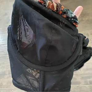 Torrid Curve Dark Floral Ruched Mesh Cap Sleeve Underwire Bra thumbnail 10