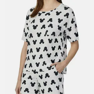 Disney short pajama set Black Mickey Design SZ:XL thumbnail 3