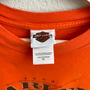 Harley Davidson 2009 Orange Laramie, Wyoming Biker Graphic Long Sleeve Tee thumbnail 8