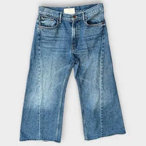 MOTHER Lil Lemon Twist Sneak High Waist Wide Leg Jeans Size 28 thumbnail 15