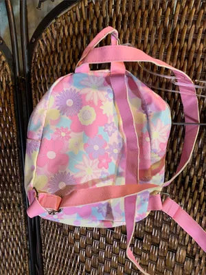 Jessica Simpson Floral Backpack Purse thumbnail 5