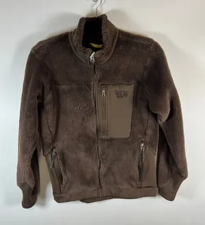 Mountain Hardwear Fleece Jacket Women's M Brown Zip Up Sherpa‎ Cozy Outdoor thumbnail 1