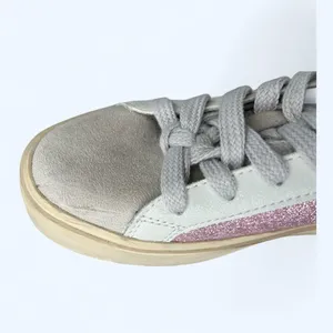 Shu Shop REBA White & Pink Sparkle Tennis Shoes Fashion Sneaker size 6.5 Glitter thumbnail 11
