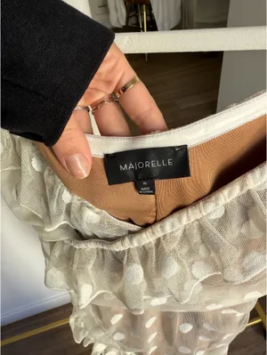 Majorelle lace mini dress thumbnail 4