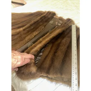 Vintage Brown Ladies Sable vs Sable Fur  Shawl Cape Stole thumbnail 9