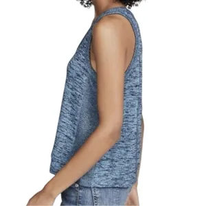 Rag & Bone Women’s Size S Blue Black Space Dye Ramona V-Neck Sleeveless Tank Top thumbnail 8