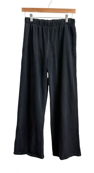 Brandy Melville John Galt Navy Wide Leg Sweatpants One Size thumbnail 1