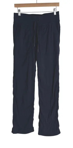Lululemon Women's Dance Studio Pant III Pinstripe Texture Black Size 6 thumbnail 1