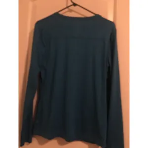 Danskin Now Women's Large Blue Active Wear Top Long Sleeve Shirt thumbnail 5