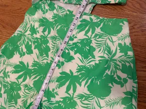One sleeve backless jumpsuit size L Green Size L thumbnail 11