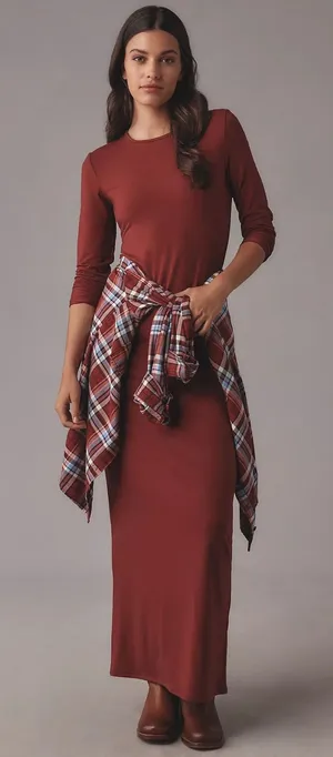 NWT Reformation‎ Tommie Knit Maxi Dress Chianti Sz Medium $198 thumbnail 1