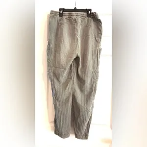 Free People Green Cargo Pants inside seam: 25 Size: S thumbnail 5