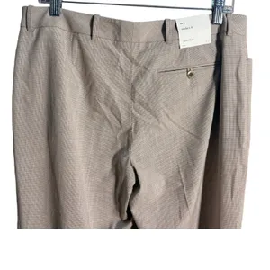 Calvin Klein Modern Fit Tan Plaid Dress Pants Womens 10‎ NWT Business Slacks thumbnail 9