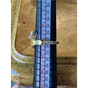 Judith Ripka Simulated Diamond Ring Size 7 thumbnail 8