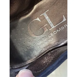AGL Blue Leather Slip On Ballet Flats Womens 10 Preppy Classic Comfort Shoes thumbnail 7