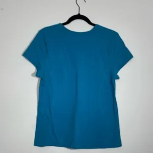 Tek Gear Blue Scoop Neck Tee Slightly Fitted Size XL thumbnail 7