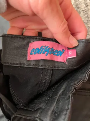 Edikted Flare Leather Pants thumbnail 3