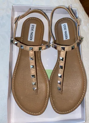 Steve Madden Tan  Generate Sandals thumbnail 3