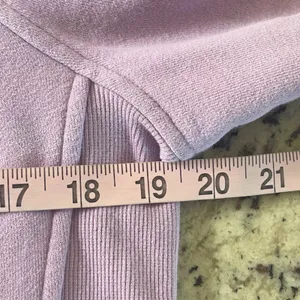 Lululemon Scuba Full Zip Hoodie Women 10 Purple Lavender Athleisure Thumbholes thumbnail 8