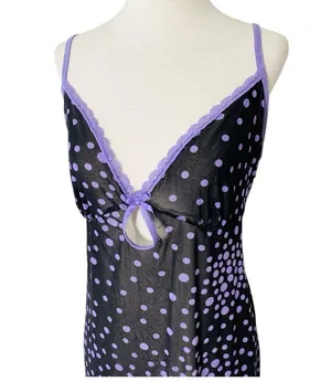 SECRET TREASURES Polka Dot Babydoll Chemise thumbnail 2