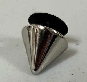 Crocs Silver Spike Punk Goth Jibbitz Shoe Shoes Charm 🔪⛓️ thumbnail 1