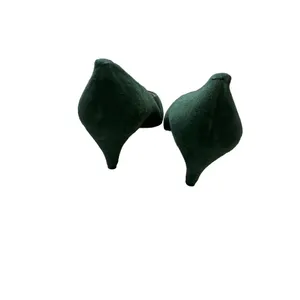 Evan Picone women’s green leather suede heels shoes size 5M SKU 3812 thumbnail 7