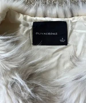 Olivaceous Faux Fur Vest thumbnail 2