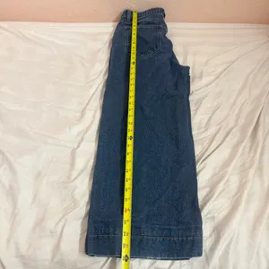 Dazy High Waisted Medium Blue Wide Leg Jeans thumbnail 9