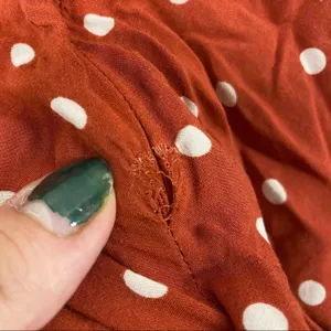 Auguste The Label Polly Sunday Polka Dot Peplum Blouse Red 8 thumbnail 8
