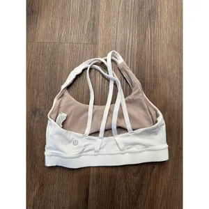 Lululemon Free to Be Bra Wild White Strappy Sports Bra Size 4 LW2540S thumbnail 2