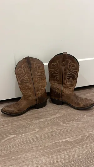 Laredo Cowboy Boots Women’s 8.5 Brown Leather thumbnail 3