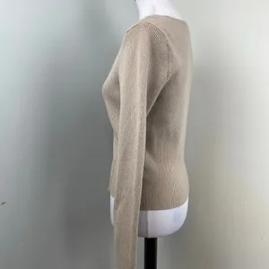 Abercrombie & Fitch Ribbed Slim Fit Scoopneck Corset Long Sleeve Sweater XL thumbnail 5