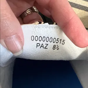 ShuShop White and Blue Women's Sneakers Size 8.5 thumbnail 9