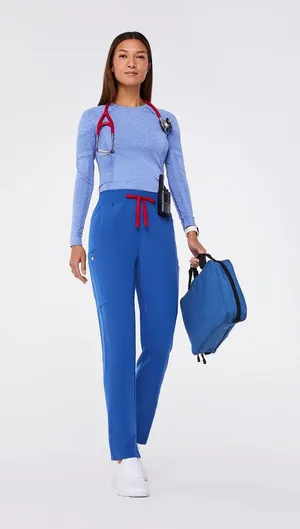 FIGS High Waisted Mayfair Skinny Tapered Scrub Pants - Small Petite thumbnail 1