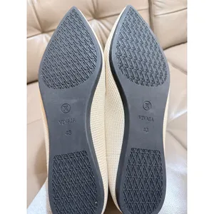 Vivaia Ballet Flats Aria 5.0 Pointed Toe Cream Ivory Knit Shoes Womens 43 thumbnail 5