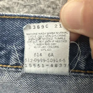 Vintage 90s Levi's 550 Relaxed Fit Tapered Leg Jeans Made In USA Women 14 x 26.5 thumbnail 6
