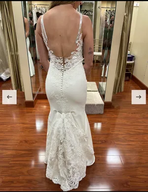 Wedding dress White Size 2 thumbnail 4