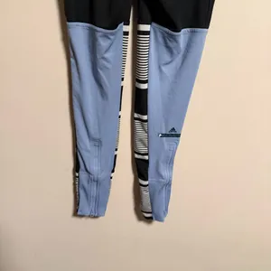 Stella McCartney by ADIDAS Black STU Panelled Zipper Ankle Legging- Size XS thumbnail 10