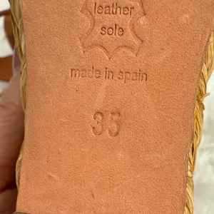 Andre Assous Tan Braided Wedges Size 5 thumbnail 8