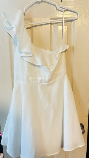 Francesca's One Shoulder Dress thumbnail 3