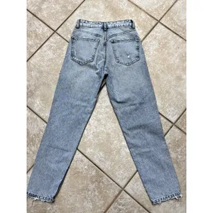 Zara light wash high-rise distressed denim jeans – size 2 thumbnail 8